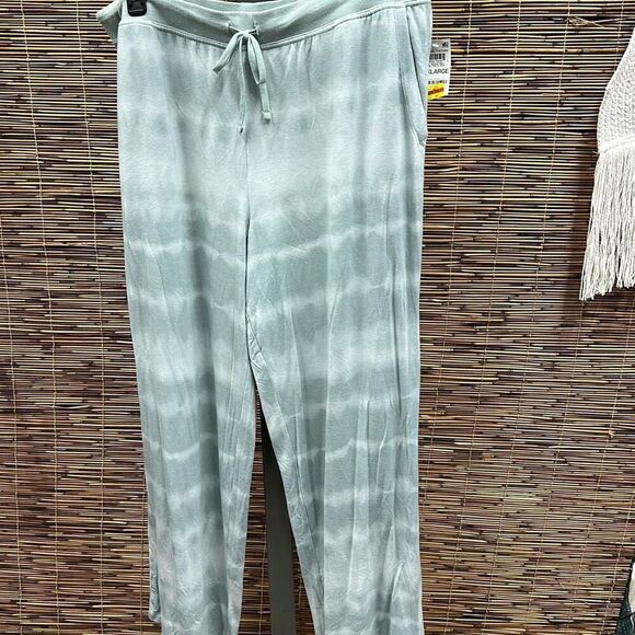 Alfani Super Soft French Terry Wide-Leg Pajama Pants, Created for Macy's Size 2X - Picture 2 of 3
